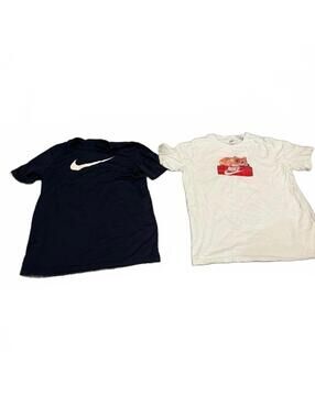 Nike Boys Graphic Tee Bundle - Navy & White T-Shirts